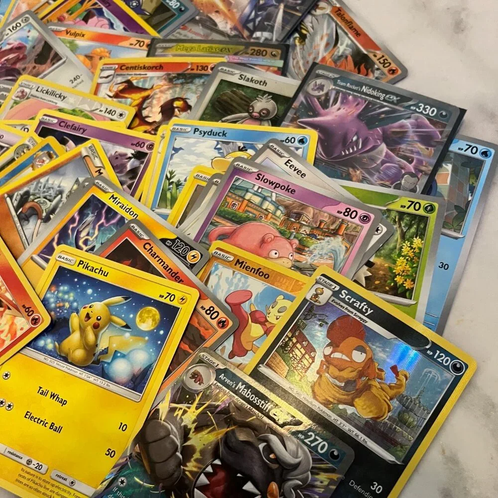 EX/full art Pokémon Card Curated Lot | EX or full art Guaranteed + Rares & Holos